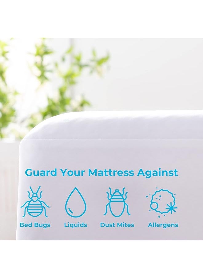 erorex - Ls1Pqqep Hypoallergenic Breathable Protector Queen Mattress Encasement - Image 1