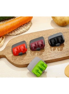 Generic Vegetable Fruit Peeler, Hand Palm Finger Peeler, with Comfortable Grip to Peel Potato Pumpkin Carrot, in Random Color, 2 Pieces , Best Quality  - Image 1