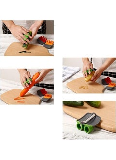 Generic Vegetable Fruit Peeler, Hand Palm Finger Peeler, with Comfortable Grip to Peel Potato Pumpkin Carrot, in Random Color, 2 Pieces , Best Quality  - Image 3