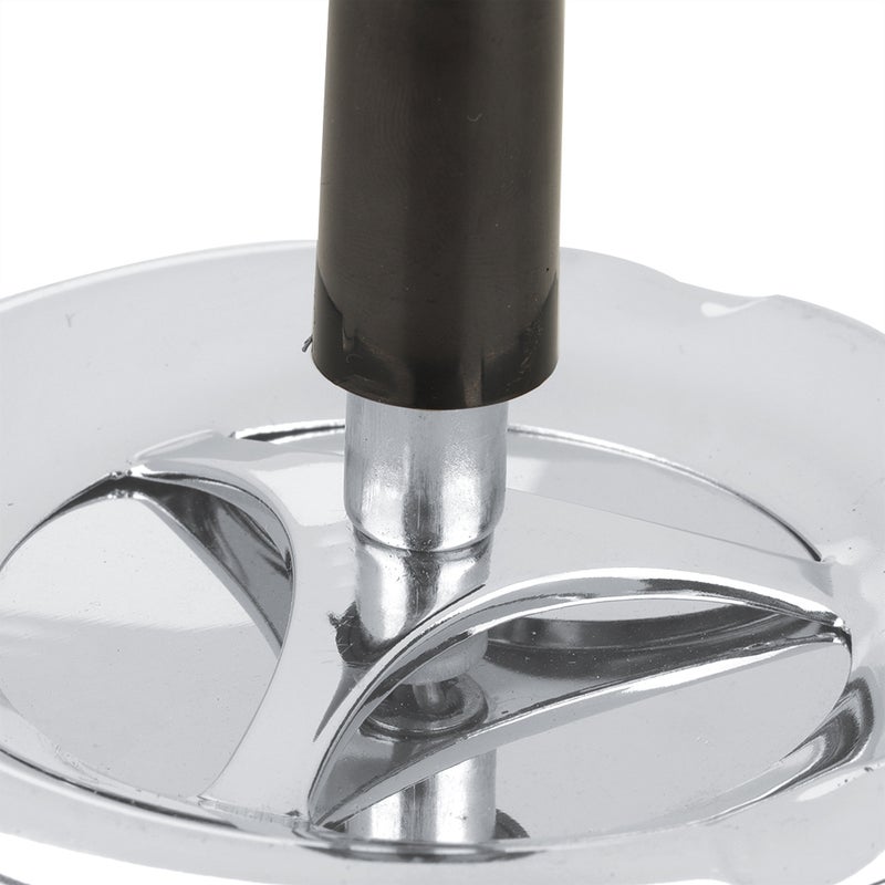 Indoor Outdoor Smoking Ashtray Metal Ashtray Wiring Round Push Down - Image 1