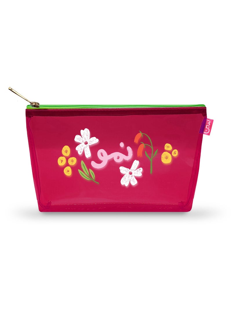 Seen PVC Pouch, Bloom  - Image 1