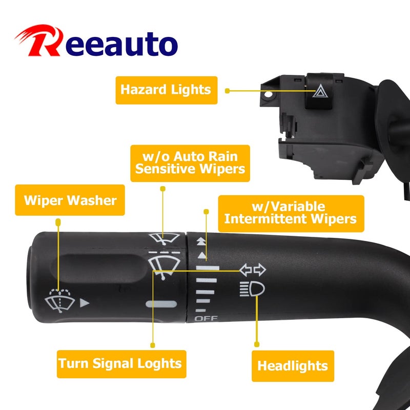 Reeauto Multi-Function Turn Signal Wiper Dimmer Combination Switch for Ford F-150 and Lincoln Mark LT - Image 3