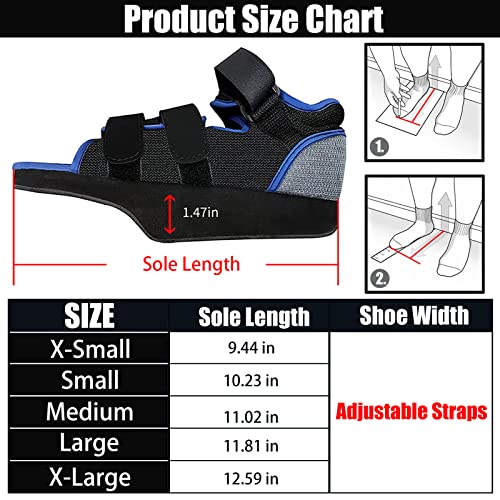 GHORTHOUD Postop Shoes for Broken Toe Lightweight Shoes Medical Orthopedic Foot Brace Offloading Healing shoe for Foot Surgery XLarge - Image 5