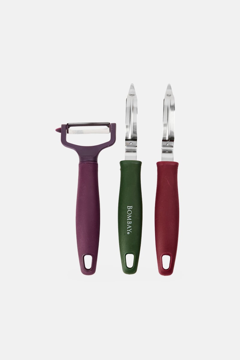 Bombay 3 Pieces Peeler Set, Multicolor - Image 1
