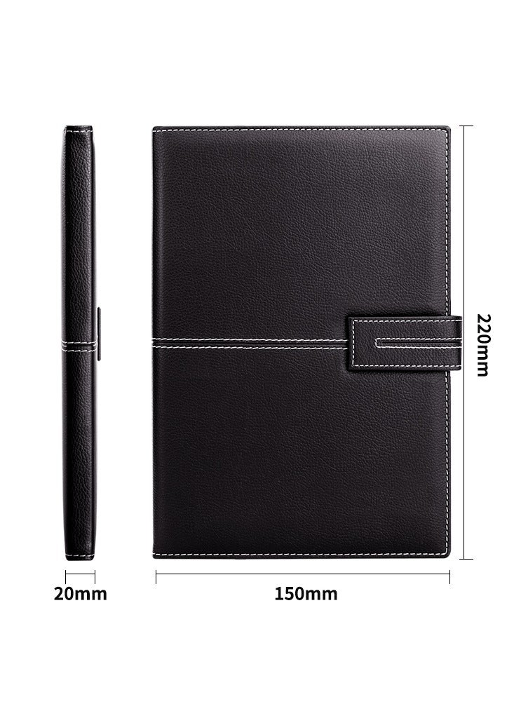 Deli Deli 3343 Leather Cover Notebook 25K/120 Sheets – ideal for office, study, and daily notes  - Image 5