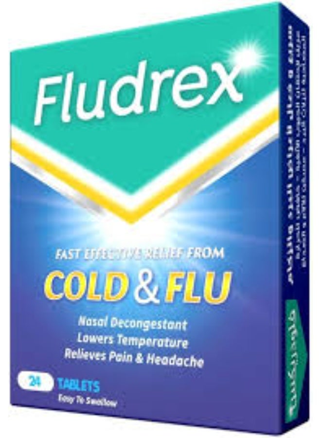 SAUDI Fludrex Cold&Flu Tablet 24s