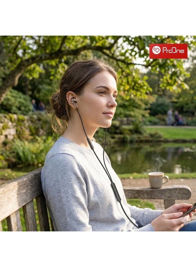 ProOne PHF3902 Type-C Earphones Premium Wired Audio with Integrated Smart Controls - Image 5