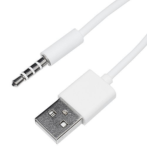 Sqrmekoko 3.5mm Replacement USB Charge Power Cable Cord Compatible with Beats by Dre Studio Wireless Headphones (White) - Image 4