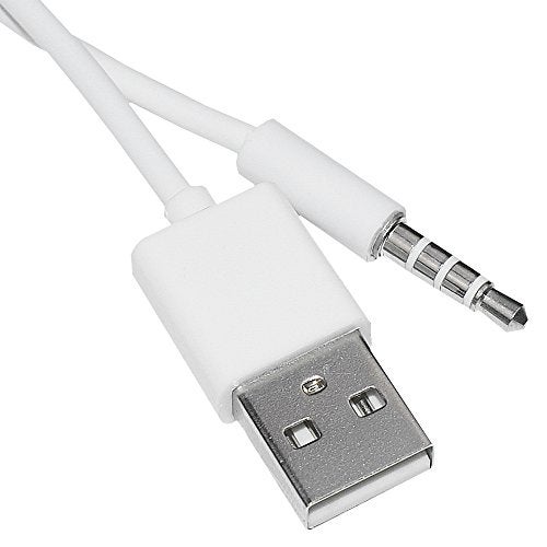 Sqrmekoko 3.5mm Replacement USB Charge Power Cable Cord Compatible with Beats by Dre Studio Wireless Headphones (White) - Image 5