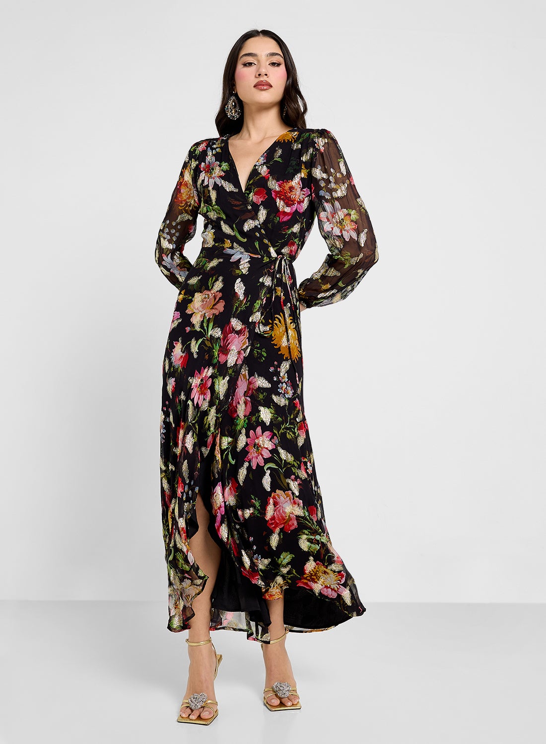Green Macys Maxi Dresses With Sleeves Asos Design Peplum Dresses Miss  Selfridge Floral Maxi Dress Great