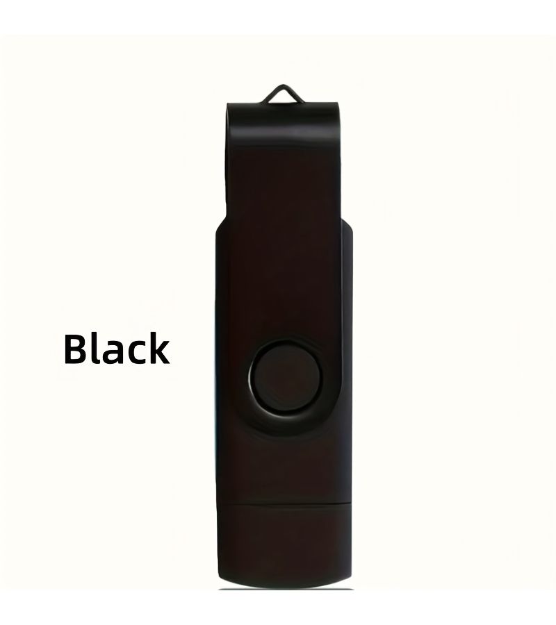 2 In 1 256MB USB Type C Flash Drive 360 Degree Rotation Rotating Connector Portable Memory Stick For Smartphones Computers Green - Image 4