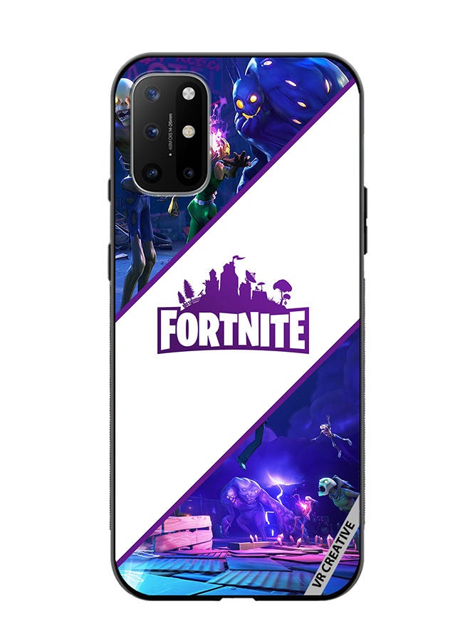 VR CREATIVE Protective Case Cover For OnePlus 8T Fortnite Design Multicolour - Image 1