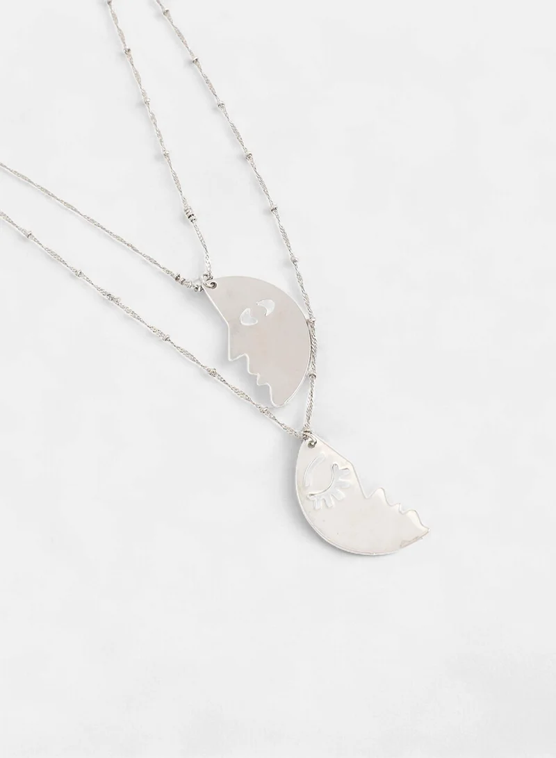 Sohi  Contemporary Layered Artificial Necklace Jewellery for Women | Best Price UAE