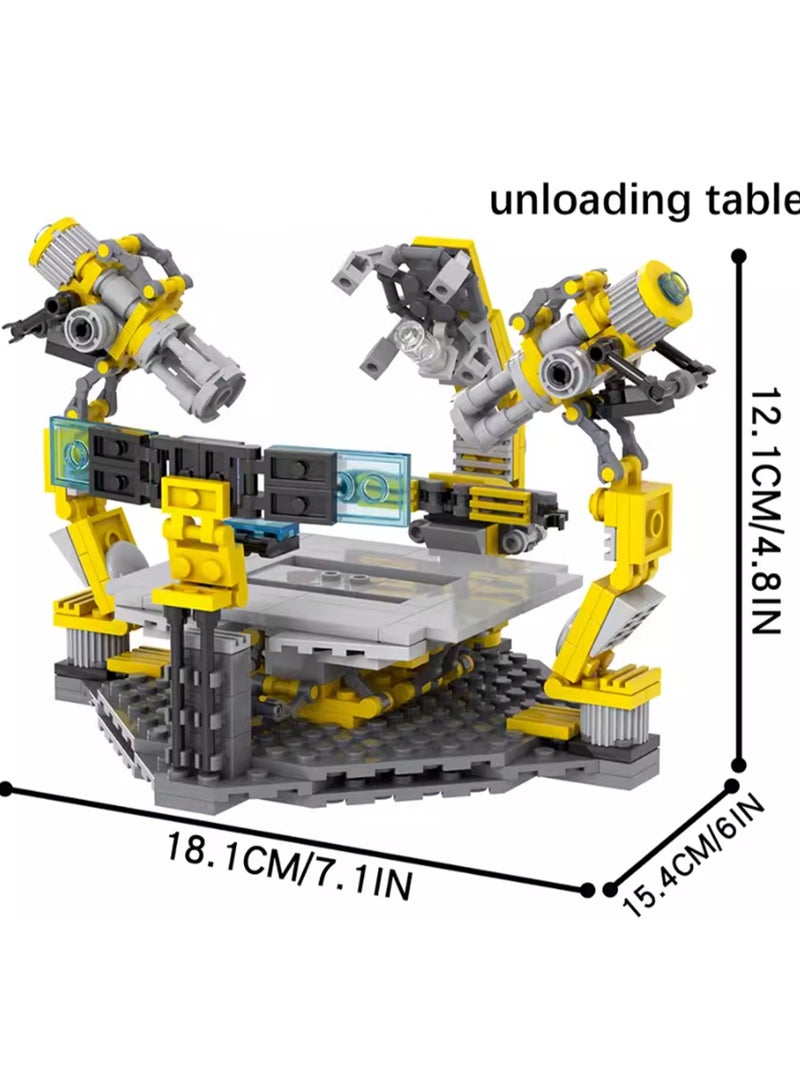 Creative Film, Television, Game And Animation Series Small Particle Assembly Building Blocks Assembly Model Ornaments (Iron Hero Unloading Table 329Pcs) - Image 2