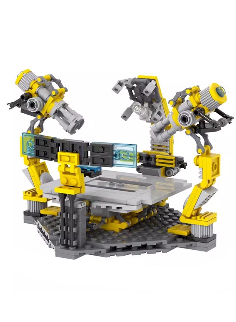 Creative Film, Television, Game And Animation Series Small Particle Assembly Building Blocks Assembly Model Ornaments (Iron Hero Unloading Table 329Pcs) - Image 1