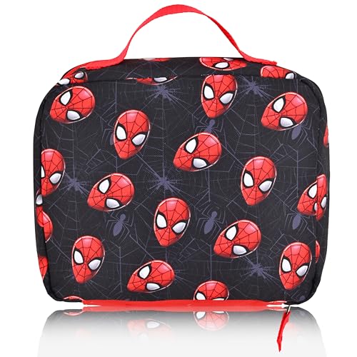 Fast Forward Marvel Spiderman Lunch Box for Kids | Spiderman Insulated Lunch Bag Lunch Box for Boys, Girls, Unisex | Spiderman Black Reusable Lunchbox, SPCO93FN - Image 5