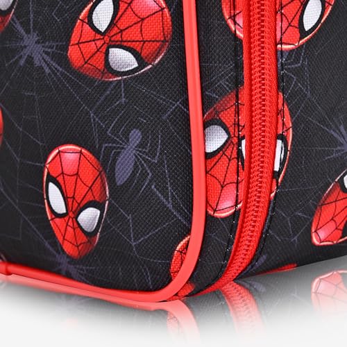Fast Forward Marvel Spiderman Lunch Box for Kids | Spiderman Insulated Lunch Bag Lunch Box for Boys, Girls, Unisex | Spiderman Black Reusable Lunchbox, SPCO93FN - Image 4