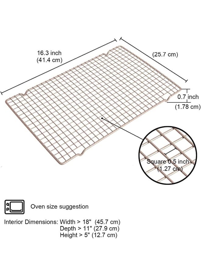 CHEFMADE Chef Made Non-Stick Cooling Grid, Champagne - Image 4