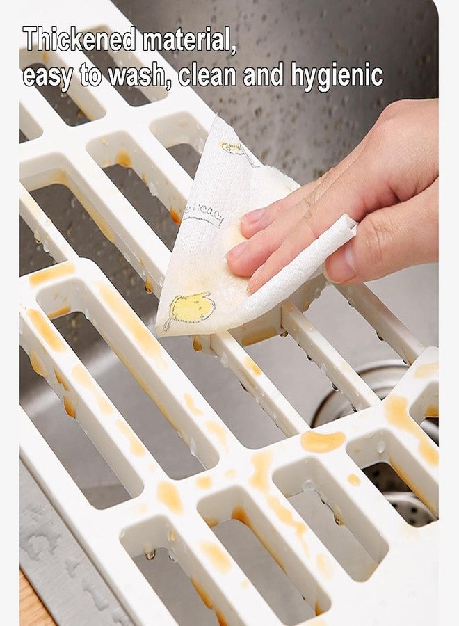TUPERMAR Sink Storage Drain Rack, Sink Holder Rack,Retractable Drain Rack Drying Rack |Dish Drainer Adjustable Vegetables Drainer for Countertop - Image 5