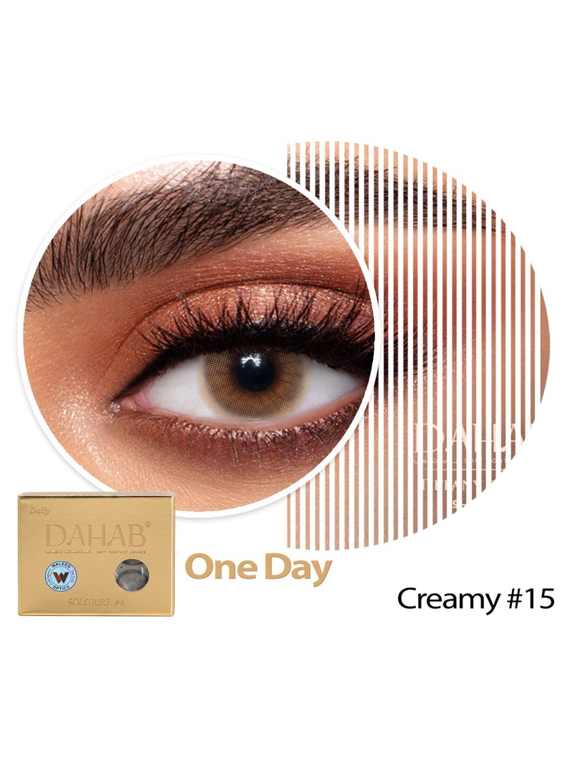 Dahab Daily Lenses Creamy No15 - Image 1