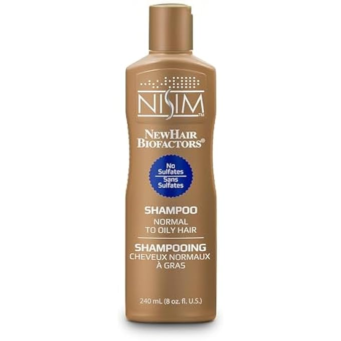 Nisim NEWHAIR BIOFACTORS NORMAL TO OILY SHAMPOO - NO SULFATES 240ML/8OZ - Image 1