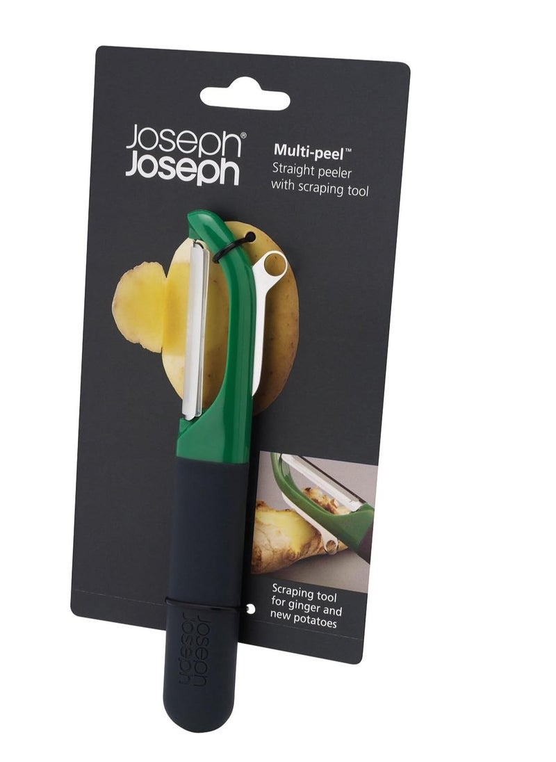 Joseph Joseph Joseph Joseph Multi-peel - Straight Peeler (Dark Green)  - Image 2