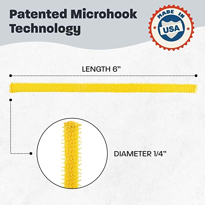FlexiSnake Vacuum Weasel - Vacuum Cleaner Hair Removal Tool - Roller Cleaning Sticks to Easily Detach Debris & Tangles from Vacuum Brush - Works with 3/8" & 1/2" Drill Chucks - Made in USA - Pack of 5 - Image 4