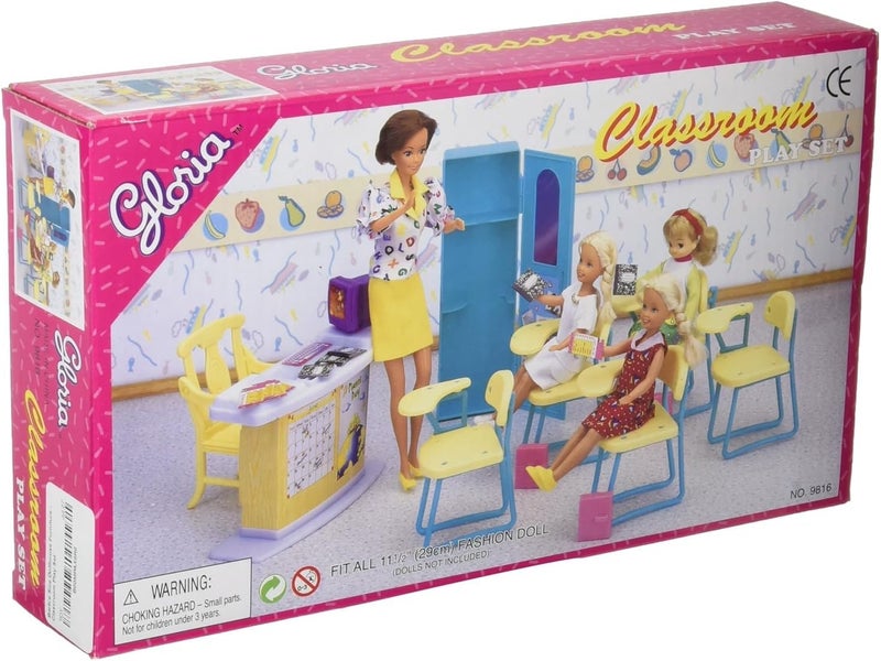 Gloria Dollhouse Furniture  Classroom Play Set - Image 1