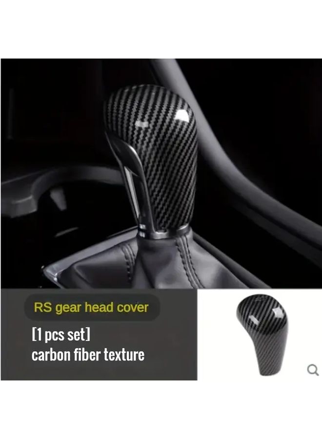 Carbon Fiber Gear Shift Knob Cover Decorative Sticker for Mazda 2 3 6 BM GJ Demio CX3 CX5 CX8 CX9 Axela 2014 2021 - Image 3