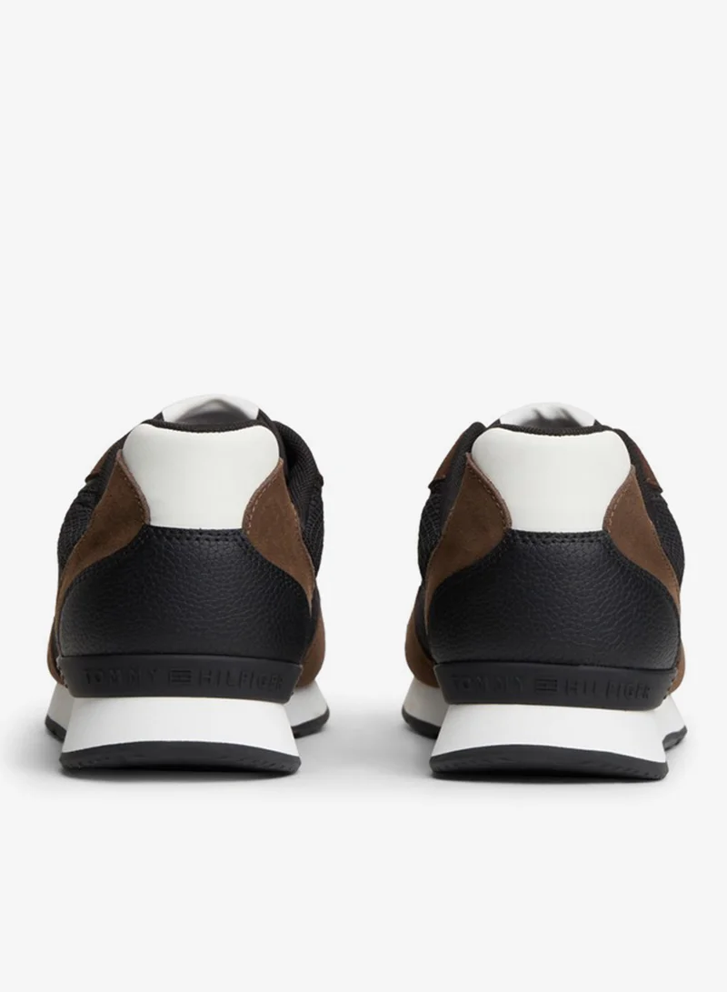 Tommy Hilfiger  Logo Mixed Texture Trainers for Men | Best Price UAE
