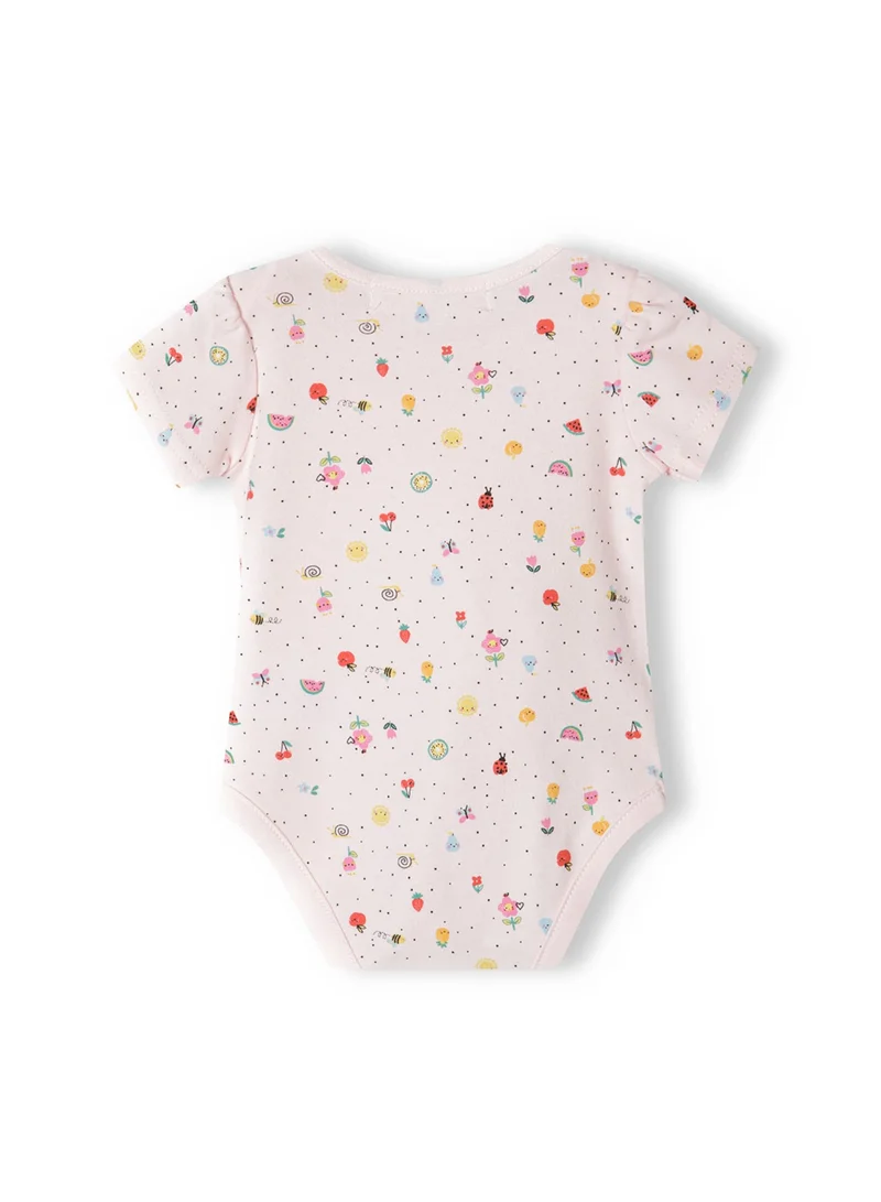 MINOTI 4-Piece Baby Girls Set with Print Bodysuit, Leggings & Bib