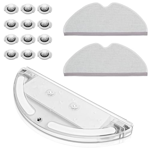 Coodss Replacement Parts kit 1 Water Tank 2 Mop Clothes 12 Water Tank Filter for XIAOMI Roborock S50 S51 S55 T61 - Replenishment Vacuum Cleaner Accessory - Image 1