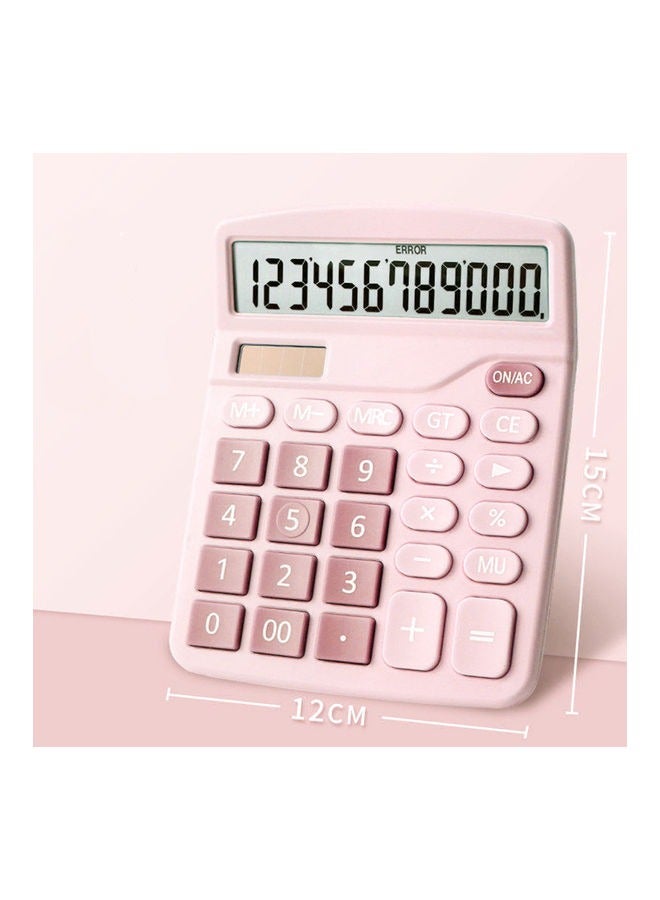 Generic 12-Digit Desktop Standard Function Basic Calculator with Large LCD Screen Battery and Solar Dual Power Office Calculator Desktop Calculator with Automatic Sleep for Office, Home, School and Business  - Image 4