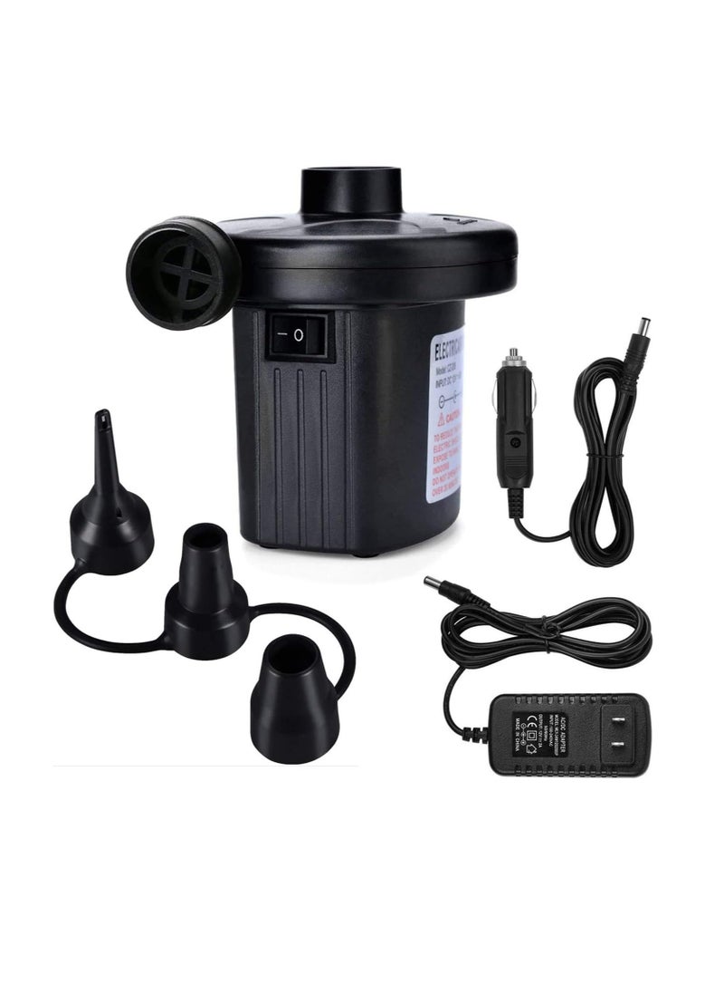 Yoocylii Air Pump Air Mattress Pump for Inflatables Blow up Pool Raft Bed Boat Toy, Quick-Fill, for Outdoor Camping, Inflatable Cushions, Electric Air Mattress Beds, Boats, Swimming Ring(AC/DC 50W)  - Image 1