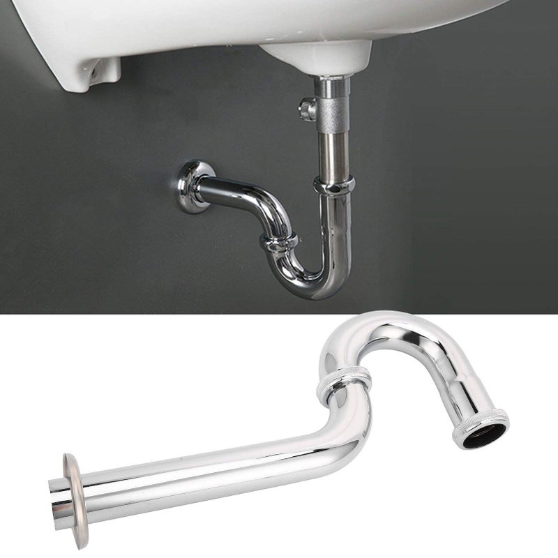 Copper And Stainless Steel Sink Drain Kit Anti Clogging Washbasin Syphon Trap - Image 4