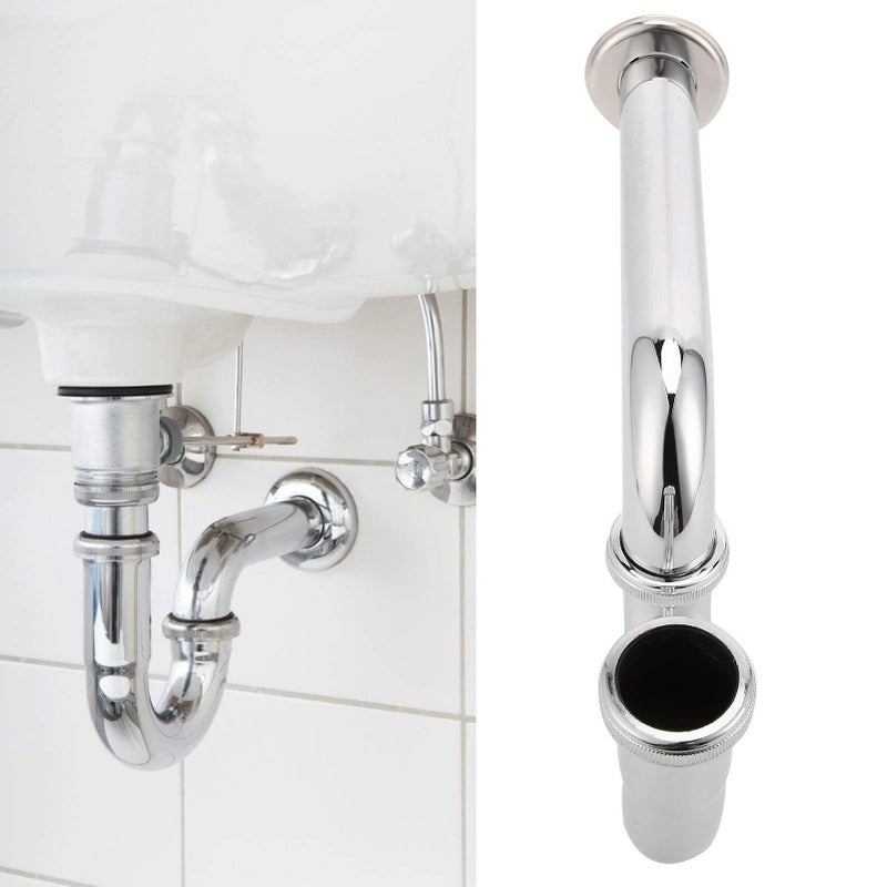 Copper And Stainless Steel Sink Drain Kit Anti Clogging Washbasin Syphon Trap - Image 5