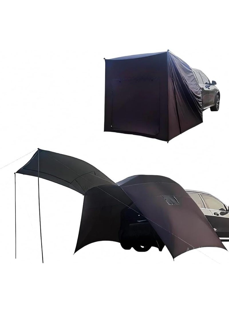 COOLHAWK 2-in-1 Hatchback Tent & Car Awning | SUV/Minivan Tailgate Sun Shelter for Camping, Beach, Road Trips Waterproof 3000MM UPF 40+ - Image 2