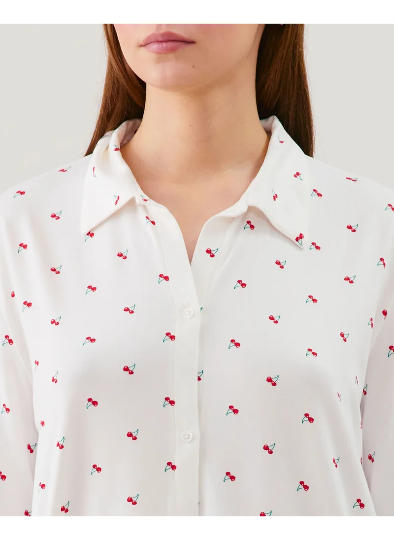 UNDIZ Patterned jersey shirt