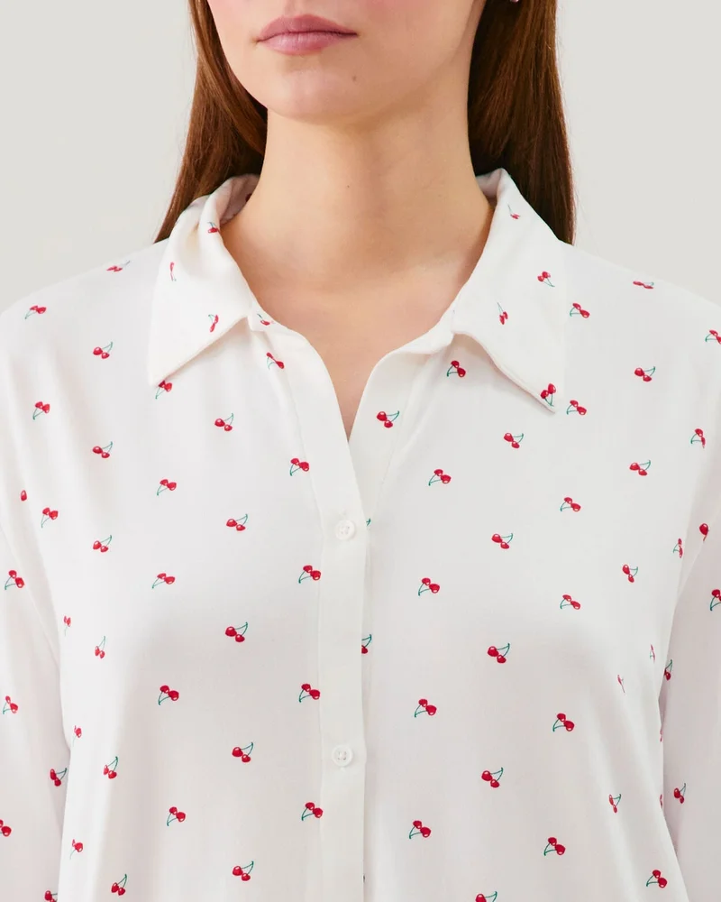 UNDIZ Patterned jersey shirt