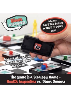 SCS Direct Diner Disaster Board Game An Epic You Vs Them Strategy Game Of Sneak And Seek Over 200+ Miniature Pcs Easy To Learn Game For Kids Adults Or Family Game Night Ages 10+ 4560 Mins 24 Players  - Image 3