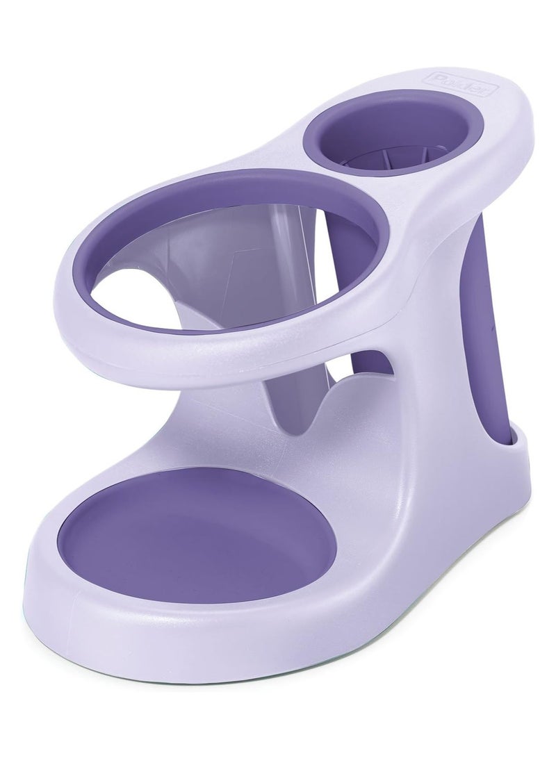 Polder Purple/Gray Style and Store Bathroom Accessory - Image 1