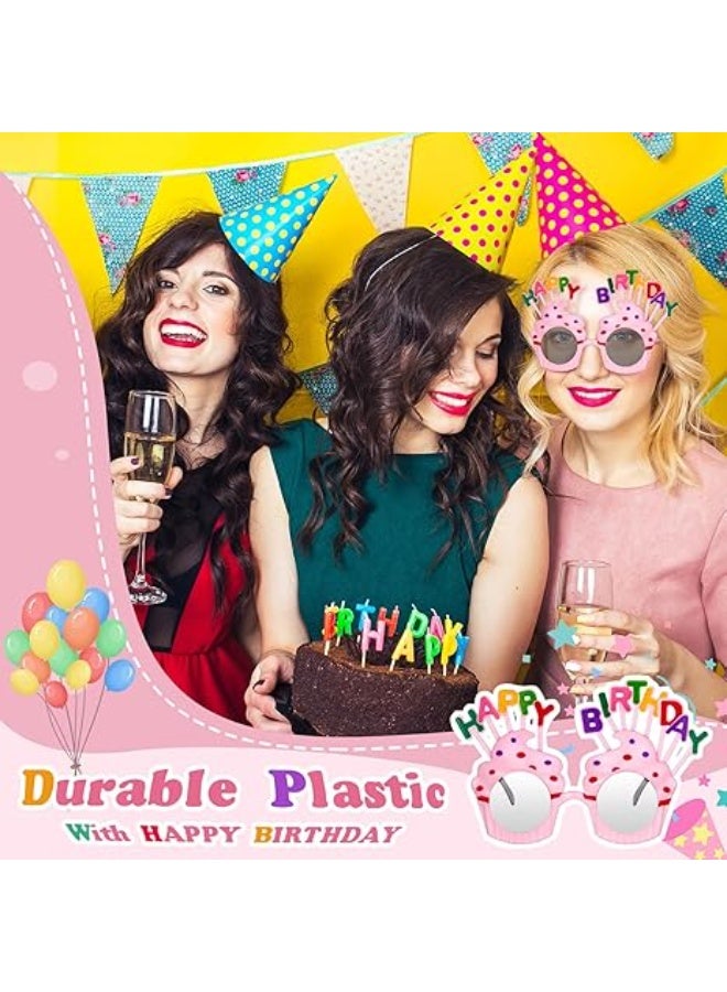 نظارات شمسية من سكايليتي لأعياد الميلاد السعيدة، نظارات مبتكرة للكبار، كب كيك جميل - Image 4