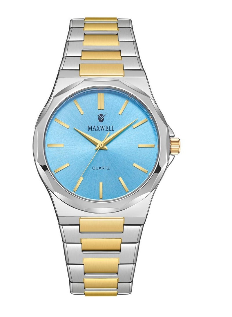 ماكسويل ساعه جديد  رجالي من ماكسويل ضد الماء  كرت ضمان