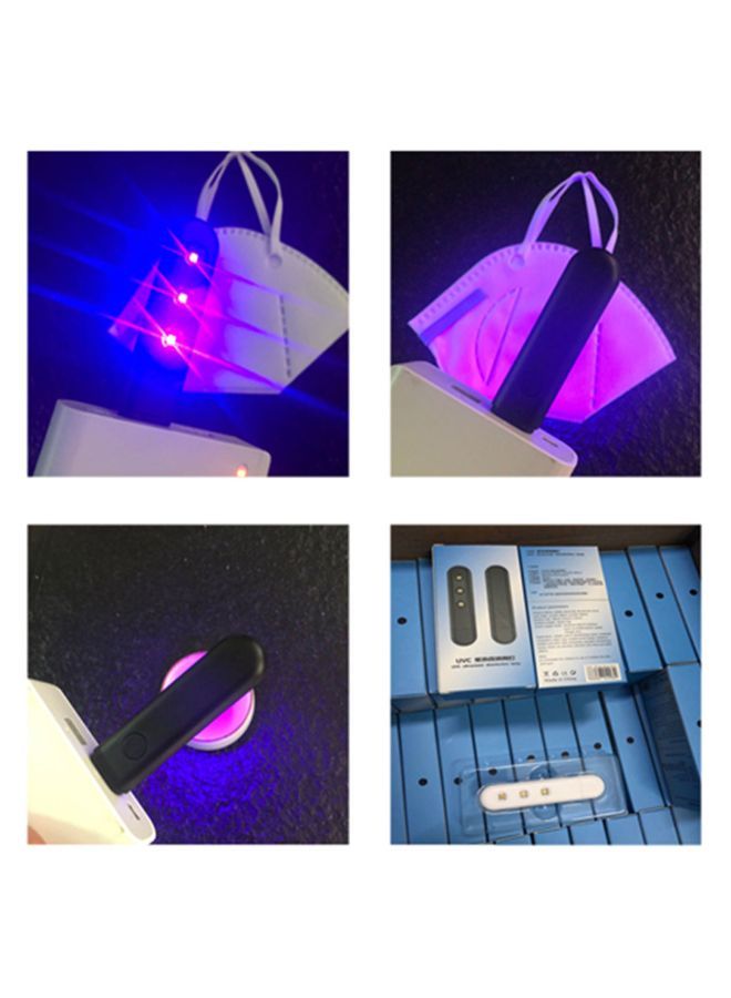 نيبمينينت مصباح LED صغير ومحمول يعمل بالأشعة فوق البنفسجية ومزود بمنفذ USB أسود 12 x 5.5 2.5سم - Image 3