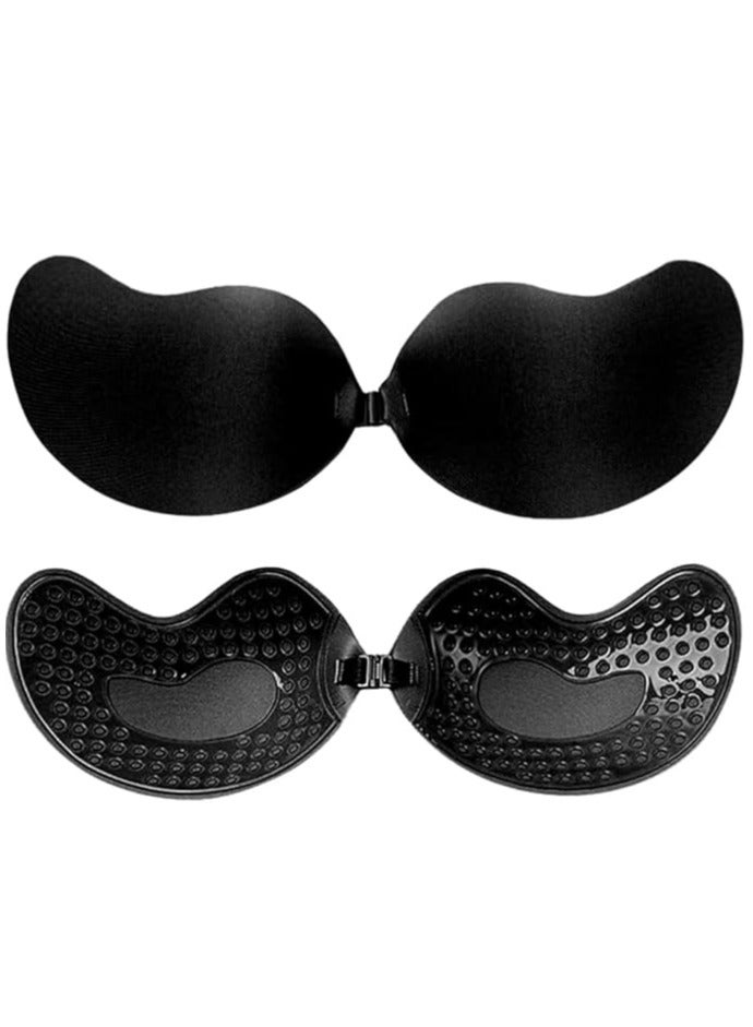 Jomo Store Push Up Self Adhesive Silicone Bust Front Closure Strapless Invisible Bra  - Image 1