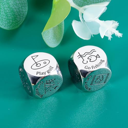 FOOZDEEVAAQ 2PCS Retirement Dice Retirement Gift for Woman Man Goodbye Farewell Gifts Coworker Gift for Valentines Gifts for Him Her Work Anniversary Coworker Leaving Going Away Employee Appreciation Christmas - Image 5