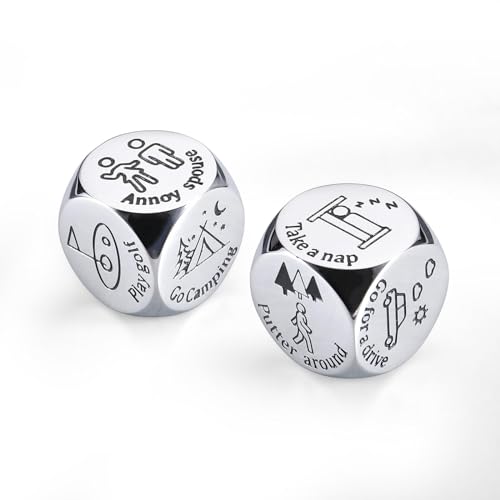 FOOZDEEVAAQ 2PCS Retirement Dice Retirement Gift for Woman Man Goodbye Farewell Gifts Coworker Gift for Valentines Gifts for Him Her Work Anniversary Coworker Leaving Going Away Employee Appreciation Christmas - Image 1