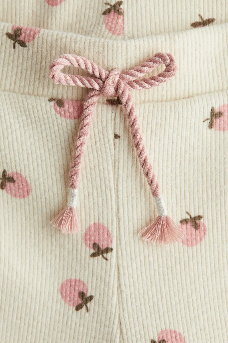 H&M Ribbed jersey leggings