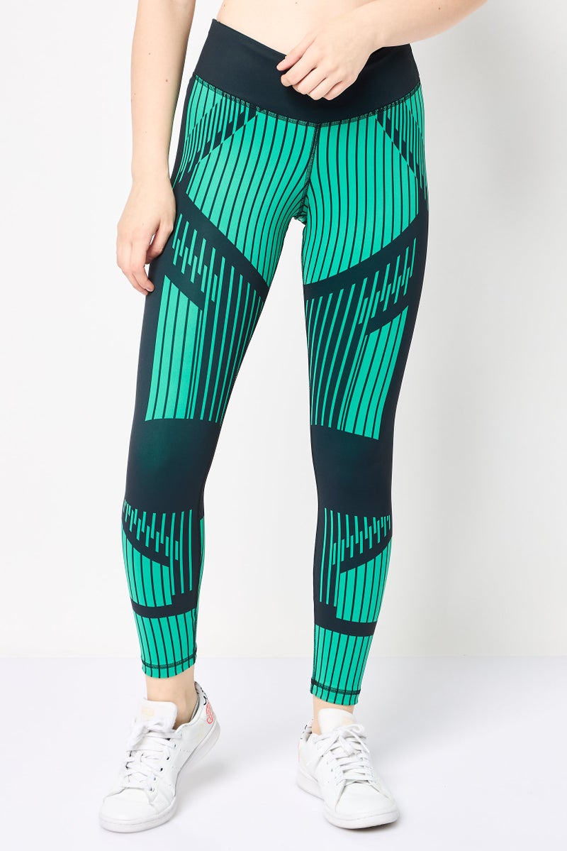 Reebok Women Sportswear Fit Training Tights, Multicolor - Image 1