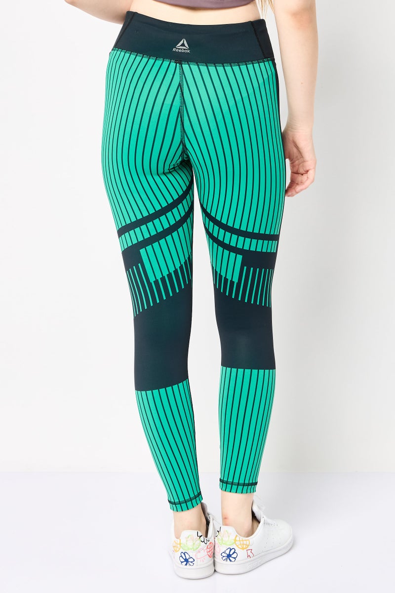 Reebok Women Sportswear Fit Training Tights, Multicolor - Image 4